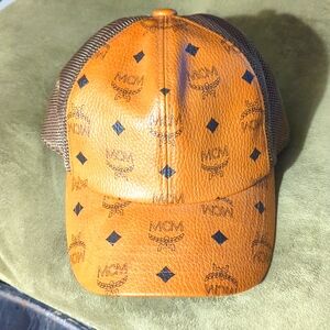 MCM Cognac baseball cap
